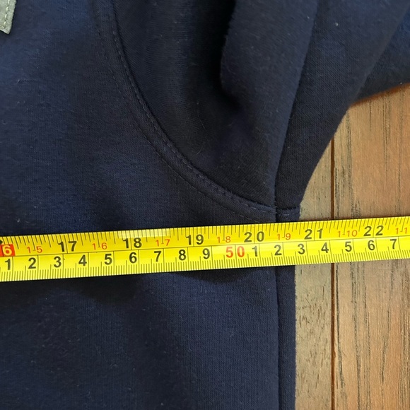 FC Barcelona Camp Nou Size Medium Blue Full Zip Hoodie Sweatshirt Embroidery - Picture 9 of 10